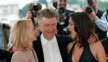 Isabella Rossellini David Lynch Laura Dern, Diane Ladd et Willem Dafoe venus présenter « Sailor et Lula » au Festival de Cannes 1990, d’où ils repartent avec la Palme d’Or.